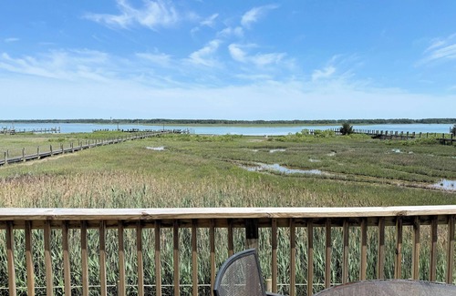Chincoteague House | Pony Swim - Water Front Duplex,beautiful views. decks,NO LINENS PROVIDED