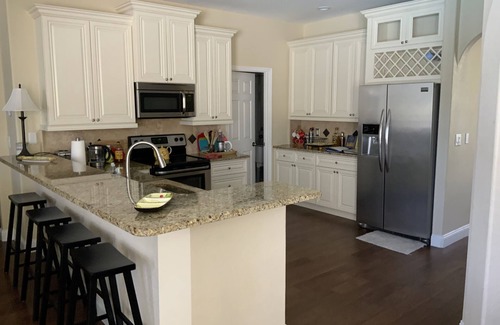 Apollo Beach House | Pool and heated spa, 3 bedroom, 2 baths, golf, beaches, safe community.