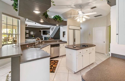 South Gulf Cove House | Pool Home on Saltwater Canal Accommodating 10