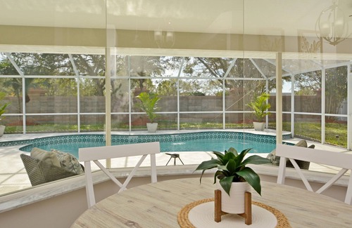 Rockledge House | Pool house minutes from award winning Golf Course and Zoo!