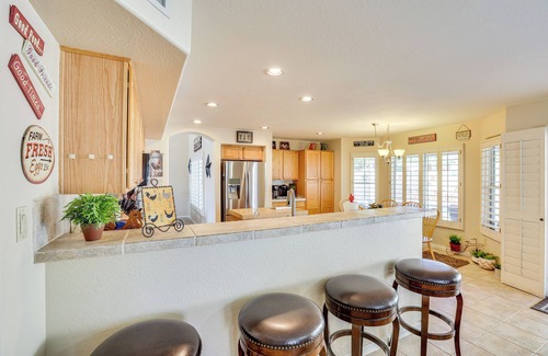 Mountain Vista Ranch House | Pool, Patio & Hot Tub: Surprise Home Near Golfing!