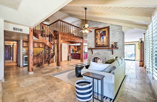 Saddleback Hills House | Pool & Putting Green: Pet-Friendly Glendale Home