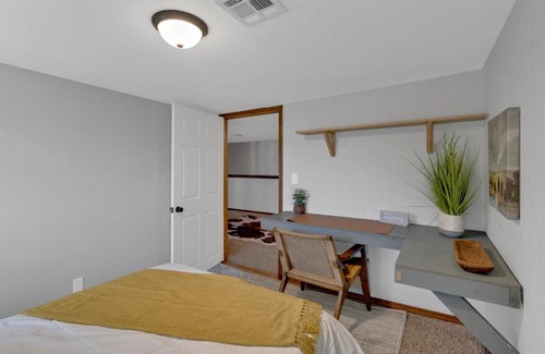 Tulsa House | Pool Table, Fireplace, Patio, Office