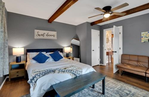 Tulsa House | Pool Table, Fireplace, Patio, Office