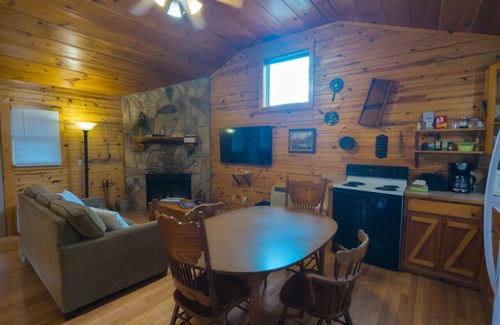 Eureka Springs Cabin | Pool+Wifi+Deck+3mi to Downtown Wild Plum Cabin#1