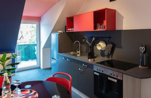Kappel Apartment | Pop Art Apartment - Balkon, Netflix, Nespresso, Zentral, Messe