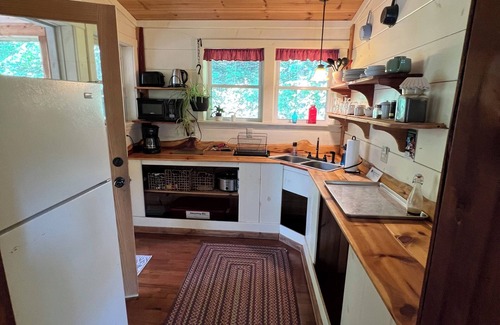 Irvine Cabin | Porch & Pines Cottage with a View