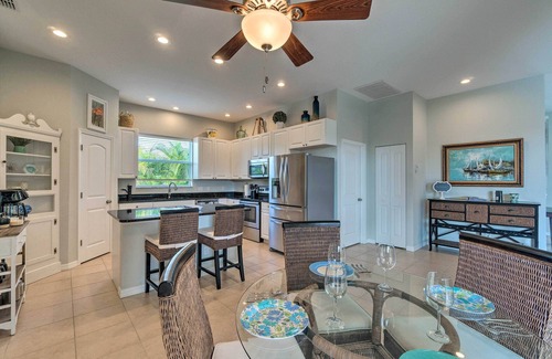 South Gulf Cove House | Port Charlotte Canalfront Home w/Pool & Dry Bar!