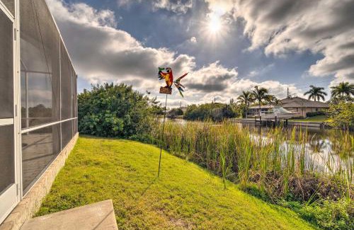 South Gulf Cove House | Port Charlotte Canalfront Home with Pool and Dry Bar!