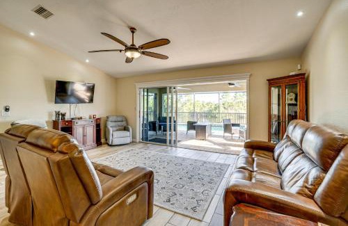 South Gulf Cove House | Port Charlotte Oasis with Boat Dock Relax Poolside!