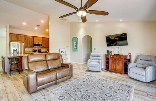 South Gulf Cove House | Port Charlotte Oasis w/Boat Dock: Relax Poolside!
