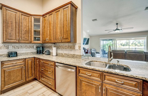 South Gulf Cove House | Port Charlotte Oasis w/Boat Dock: Relax Poolside!