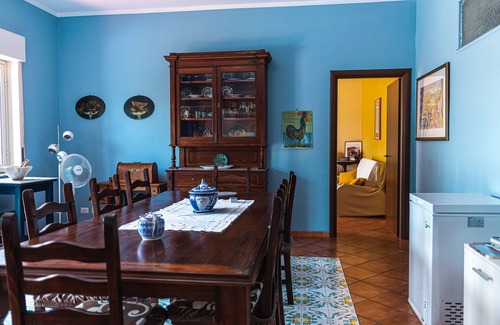 Milazzo Apartment | Portion of Villa overlooking the sea in the middle of a garden of ancient olive trees!