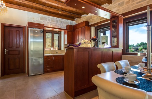 Lefkogeia Villa | Poseidon Villa, Private pool, amazing sea views, walking distance to shops