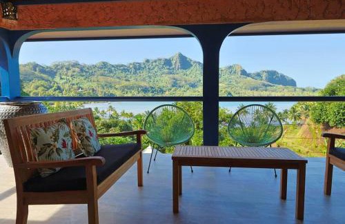Huahine Villa | Potter House TSUKAMOTO Vue sur Baie de Maroe