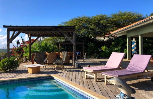 St. Marie Villa | Prachtige 8pers Oceanfront Villa op Coral Estate, 1 min van Beach-club Karakter