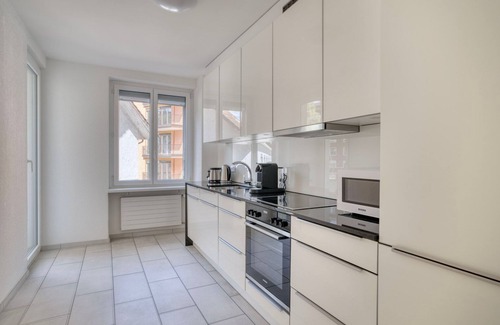Sihlfeld Apartment | Premium Wiedikon 2BR w/Private W/D, near Market, by Blueground