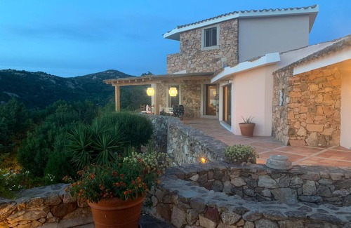 Baja Sardinia Villa | Prestigious and private panoramic villa in the forest facing archipelago.