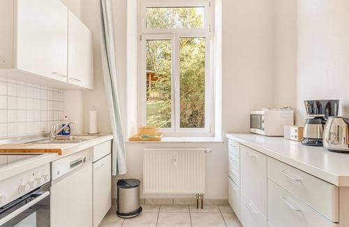 Grunhainichen Villa | Pretty apartment with large communal terrace near Borstendorf