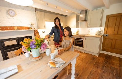 Solva Cottage | 'Pretty Cottage', with riverside garden. Peaceful But Central Location, in Solva