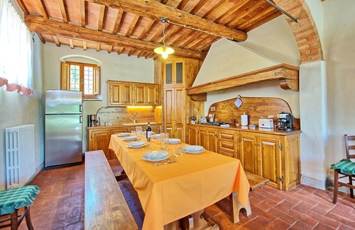 Sant'Andrea in Percussina Villa | Private Villa with hot tub, A/C, WIFI, private pool, TV, panoramic view, parking, close to Florence