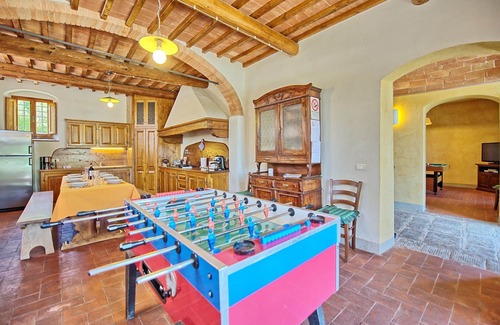 Sant'Andrea in Percussina Villa | Private Villa with hot tub, A/C, WIFI, private pool, TV, panoramic view, parking, close to Florence