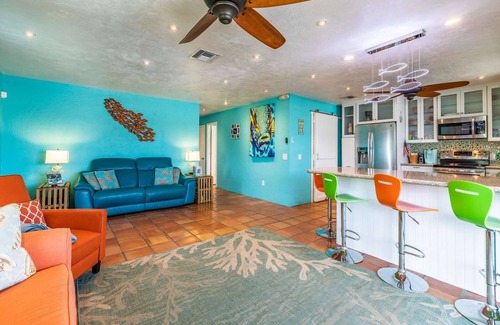 Pine Channel Estates House | Prime Time: A Tropical Paradise on Big Pine Key, Canal Front Duplex, Swift Access to Atlantic & Gulf