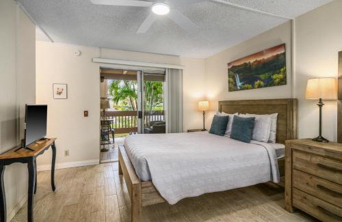 Princeville Apartment | Princeville Sands Studio with Pool and Hot Tub (137-B)