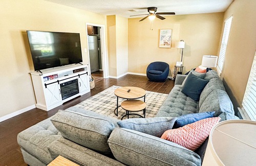 Pensacola House | Private 4-bed/3 bath house with putt-putt golf, heated pool, and hot tub.