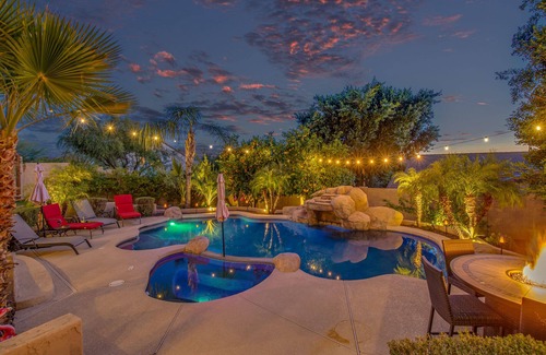 Paradise Valley Village House | Private backyard w/heated pool/spa. 20 mins from TPC and Super Bowl