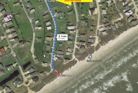 Galveston House | PRIVATE BEACH - AWAY FROM THE CROWDS - Ocean Views -Short drive to MOODY GARDENS, SCHLITTER BAHN, PLEASURE PIER
