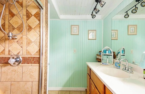 New Port Richey Bed & Breakfast | Private bedroom and private bath at separate end of home with water views.