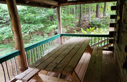 Plymouth Cabin | Private Brook Side Log Cabin on Tenney Mountain