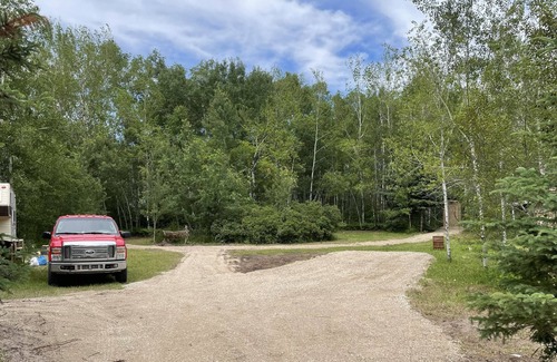Manitoba RV Rental | Private campsite less then a mile from the bel air provincial forest