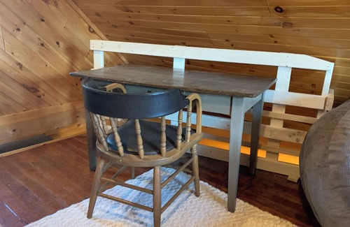 Hubertus Cabin | Private Cozy Waterfront Cabin. Remote, yet close to the city. Pet friendly!