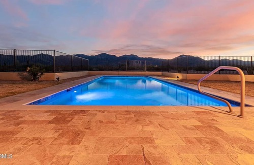 Waddell House | Private Desert Paradise with pool and mountain views!