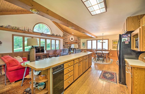 Three Rivers House | Private Dock & Stunning Views: Corey Lake Getaway!