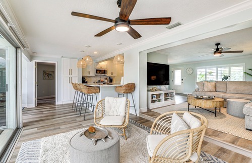 Palmetto House | Private Fishing Dock: Waterfront Palmetto Home!
