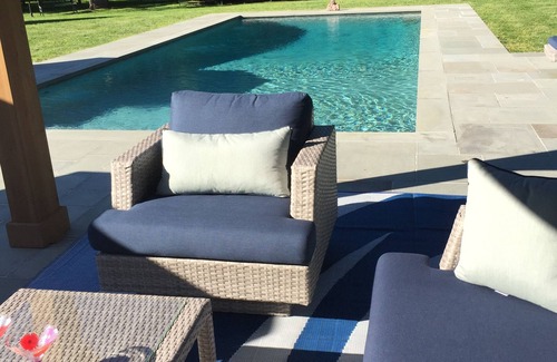 Silver Beach House | Private heated pool and spacious yard. 5 minute walk to the beach.