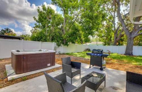 Bayview House | Private Hot Tub and Fenced Yard Sleek Gulfport Home