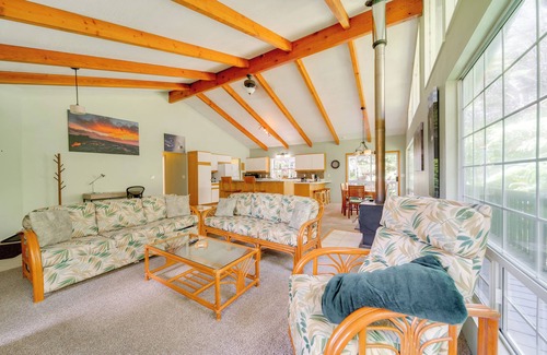 Volcano House | Private Hot Tub & Deck: Tranquil Volcano Hideaway!