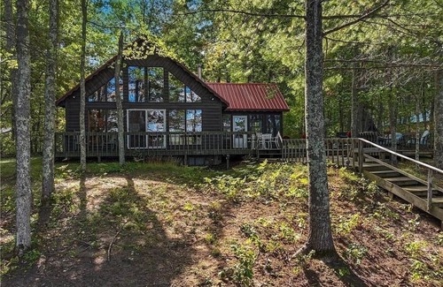 Brill Ski Chalet | Private lake cabin with direct access to snowmobile trails and ice fishing