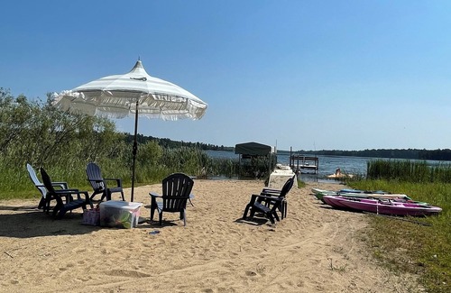 Hackensack Cabin | Private Lake front cabin on Webb Lake!