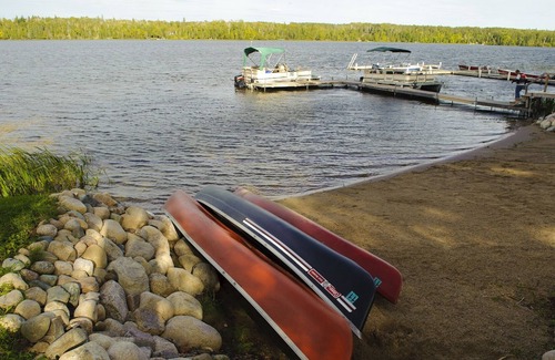 Marcell House | Private, Lake-front Log Cabin, no additional cleaning fees