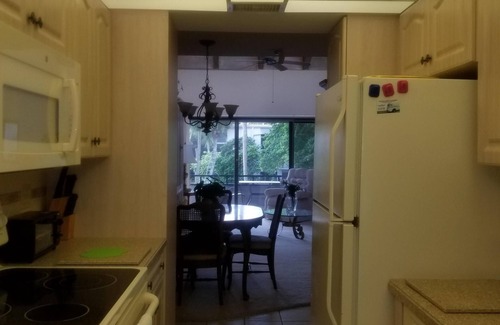 Venice Condo | Private Lanai overlooking Beautiful Garden just 100 Feet to Pool, Deck and Beach
