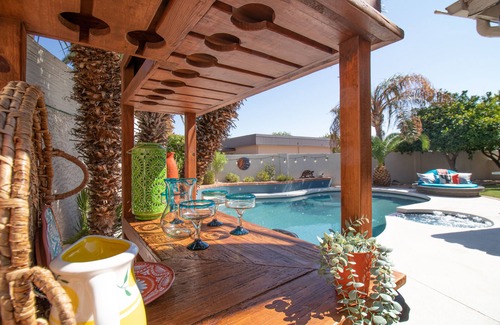 Casa Rica North House | Private oasis, convenient location. Pool, spa. Space to play, work, relax.