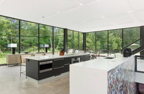 Springs House | Private Oasis - Glass Villa - East Hampton - Pool