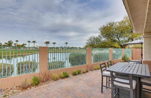 Palm Valley House | Private Patio and Golf Course View Goodyear Retreat