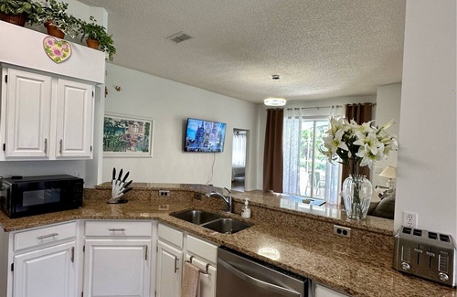 Chatham Park House | Private pool with a beautiful view overlooking the lake! Near Disney & Universal