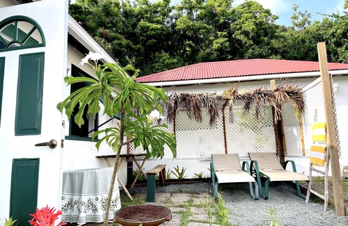 Falmouth Harbour Cottage | Private Quiet Secluded Cottage nestled in hills above Falmouth Harbour